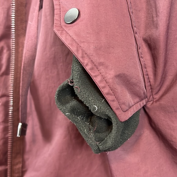 Zara Reversible Duck Down Oversized Relaxed Faux Fur Hood Puffer Jacket S - Picture 10 of 15